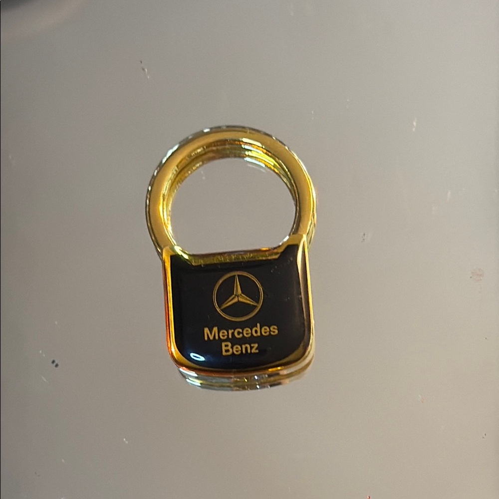 Mercedes-Benz Gold Keychain